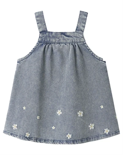 Name It - NBFFlora Kjole - Light Blue Denim